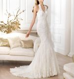 Beaded Tulle with Lace Bridal Wedding Dresses (MN005)