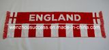 Knitted Jacquard Scarf; Football Scarf. Soccer Scarf - England Scarf