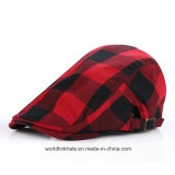 Wholesale Vintable Plaid Checked Newsboy Cap with Popular IVY Cap