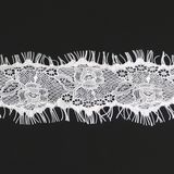 White Cord Lace Fancy Pattern Fashion Trimming Lace