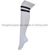 White Top Quality Cotton Sports Soccer Men Socks