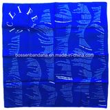 China Factory Produce Custom design Print Large Satin Silk Like Bandana