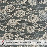Ivory Cotton Flower Lace Fabric (M3132)