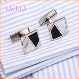 VAGULA New Style Fashion Rhdium Plated Wedding Cufflink