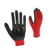 13G Nylon Shell Nitrile Coated Gloves