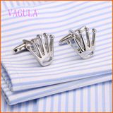 VAGULA 2015 Fashion Rhodium Plated Copper Painting Cufflink