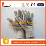 Ddsafety 2017 Knitted Black PVC Dots Both Sides Glove