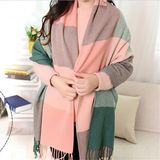 New Long Soft Scarves Grid Printed Shawl Lady Fashion Scarf