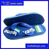 Outdoor PE Slipper with Color Line for Man (T1505-Blue)