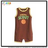 Screen Printing Baby Wear Combed Cotton Baby Playsuits