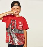 Custom Wholesale Boy's Printed T Shirt with Competitive Price