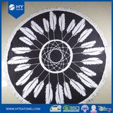 Custom Printed Circle Shape Aztec Round Beach Towels