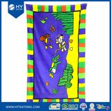 Reactive Printing Customized Velour Beach Towel