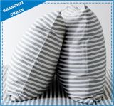 Gray Stripe Polyester Soft Microfiber Bed Sheet Set