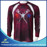 Custom Sublimation Boy's Lacrosse Shooter Sports T Shirts