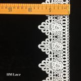 8cm Factory Vintage Style Lace Ribbon Trimming Bridal Guipure Lace Trim Customized Trimming Lace Hmhb957