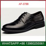 New Fashion Man Cheap Price Black PU Leather Shoes Wholesale