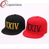 100% Acrylic Snapback   Cap/Hat with 3D or Flat Embroidery   Xxiv