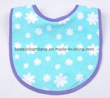 OEM Produce Customized Design Printed Cotton Terry Baby Feeder Apron Bib