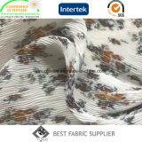 100% Polyester 100d Chiffon Printed Pleated Fabric Women's Dress Pants Fabric