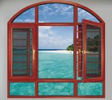 Factory Price Durable Aluminum Double Glass Casement Window for Villa