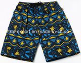 Oeko-Tex Full Waist Polyester Patterned Men Board Short Swimwear