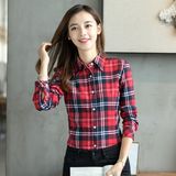 New Fashion Casual Plus Size Women Blouses Long Sleeve Shirts Woman Blouse Tops