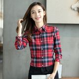 New Fashion Casual Plus Size Women Blouses Long Sleeve Shirts Woman Blouse Tops