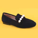 Female Black Slip on Loafer Ladies Women Casual Shoes