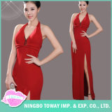 Sexy Women's Red Maxi Long Prom Vintage Dresses for Evening