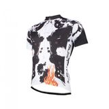 Chinese Ink Painting Patterned Breathable Cycling Jersey for Man