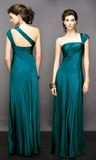 Chiffon One Shoulder Fashion Long Evening Dresses (ED3023)