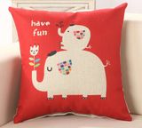 Competitive Quality 100% Cotton Cartoon Printed Sofa Cover