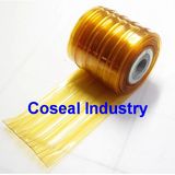 Double Ribbed Plastic PVC Strip Curtain with Standard En71
