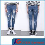 Street Fashion Strench Stratch &Ripped Men Ninth Jean Pants (JC3349)