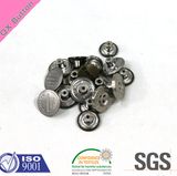 Silver Color Jean Coat Tack Jeans Button