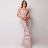 Long Dress Prom Dress Nude Bandage Dress Evening Dress