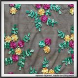 Spring Flower Embroidery Lace for Lady Dress