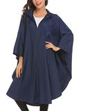 OEM Lady Fashion 100% Waterproof Overall Nylon Rain Poncho
