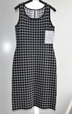 Ladies Viscose Nylon Sleeveless Zipper Sweater Dress