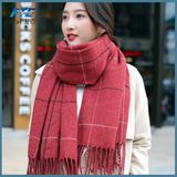 2017 OEM 100% Cotton Plain Scarf Winter Scarf