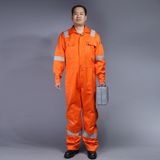 88%Cotton 12%Nylon Flame Retardant Safety Uniform Workwear with Reflective Tape (BLY1014)