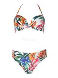 Women Print Swimsuit Summer Beach Bathing Suits Push up Brazilian Suit