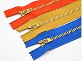 4# Metal Zipper with Brass Material for Stock Price