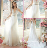 Chiffon Wedding Dress Lace Empire Bridal Wedding Gown Y16331