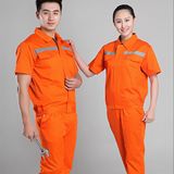 Orange Flame Retardant Reflective Work Safety Uniform