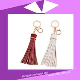 Handmade PU Tassel Key Chain for Handbag P016-003