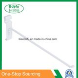 White Powder Coating Retail Store Single Prong Display Mesh Hook for Girdwall