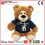 Promotion Gift Stuffed Animal Soft Toy Plush Teddy Bear in Hoodie