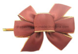 Brown Metallic Edge Gift Box Packaging Bow